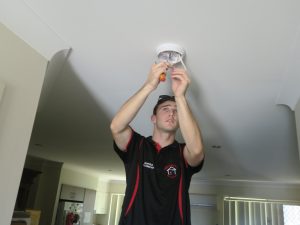 Smoke alarm installation in residential property